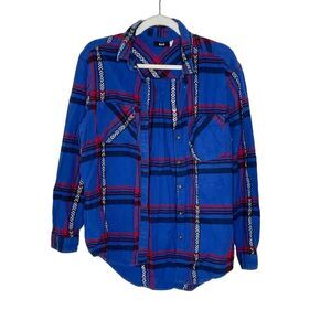 Urban Outfitters BDG Plaid Flannel Button Down Shirt sz. M #AK